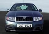 Čelní sklo ŠKODA FABIA r.v. 2003-2007 - tónované zelené + šedý pruh