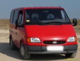 Čelní sklo FORD TRANSIT r.v. 1994-2000 - tónované zelené