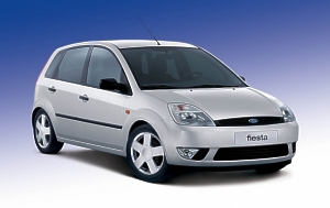 Čelní sklo FORD FIESTA r.v. 2002-2008 - tónované zelené
