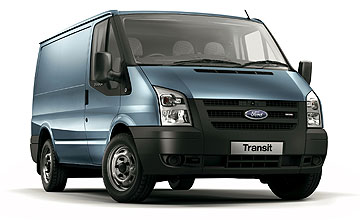 Čelní sklo FORD TRANSIT r.v. 2006/-- - tónované zelené