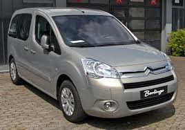 Čelní sklo CITROEN BERLINGO r.v. 1996-2008 - tónované zelené + modrý pruh